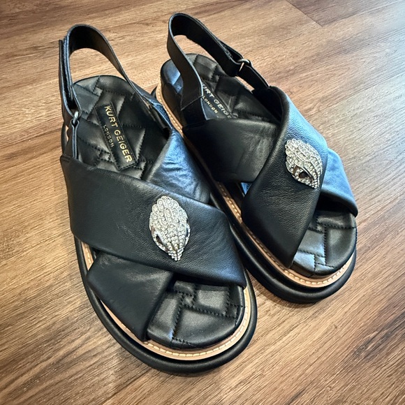 New Kurt Geiger London Orson Platform Sandals - Picture 5 of 6